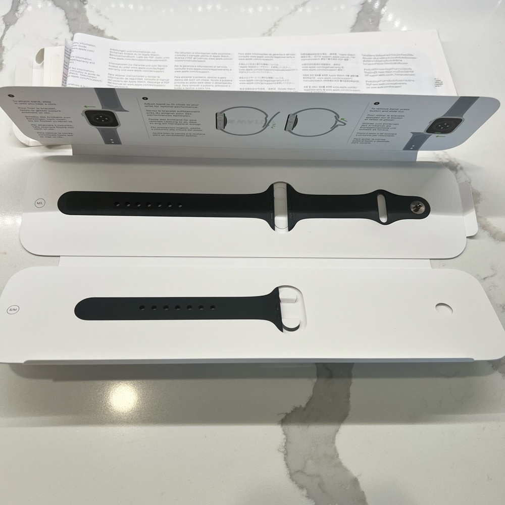 Apple Watch Sport Band 45mm M/L midnight